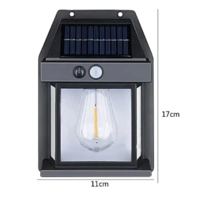 Lampa Led solara CB 888 cu senzor de lumina pentru perete ha