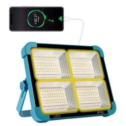 Lampa LED Solara reincarcabila portabila si impermeabila cu Panou detasabil 