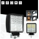 Lampa Led Stroboscopica Bicolor Alb si Galben 108W Proiector 12V / 24V
