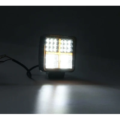 Lampa Led Stroboscopica Bicolor Alb si Galben 108W Proiector 12V / 24V