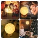 Lampa Luna 3D cu Suport din Metal 8 cm