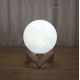 Lampa Luna 3D cu Suport din Metal 8 cm