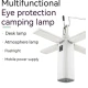 Lampa multifunctionala pentru camping YD 2301 cu 4 brate