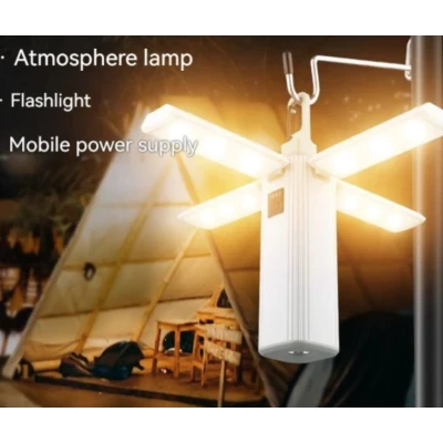 Lampa multifunctionala pentru camping YD 2301 cu 4 brate