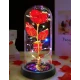 Lampa portabila led cu trandafir iluminat in interior RD C172