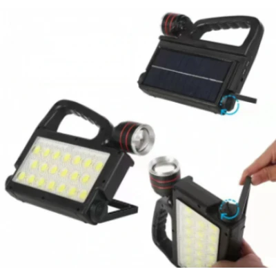 Lampa solară XG-152 de lucru 152 LED 6 moduri Iluminare cu stativ si lanterna