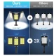 Lampa solara 30w  tripla de perete cu senzor de lumina si miscare cu telecomanda IP65
