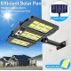 Lampa solara 30w tripla de perete cu senzor de lumina si miscare cu telecomanda