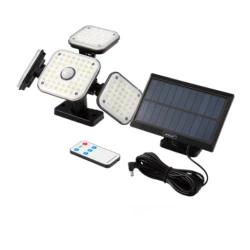 Lampa solara Andowl Q TY111 6500K cu 4 casete si senzor miscare