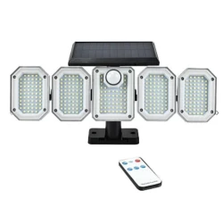 Lampa solara Andowl Q TY300 cu 5 casete 300 LED pentru exterior