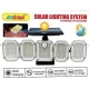 Lampa solara Andowl Q TY300 cu 5 casete si 300 LED