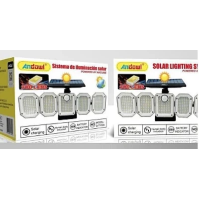 Lampa solara Andowl Q TY300 cu 5 casete si 300 LED