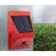 Lampa solara cu alarma pentru protectie cu senzor de miscare telecomanda rosie