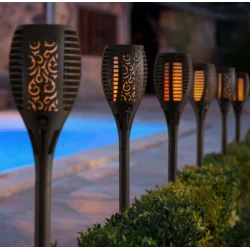 UB LAMPA SOLARA CU EFECT DE FLACARA PENTRU GRADINA SAU CASA 78 CM