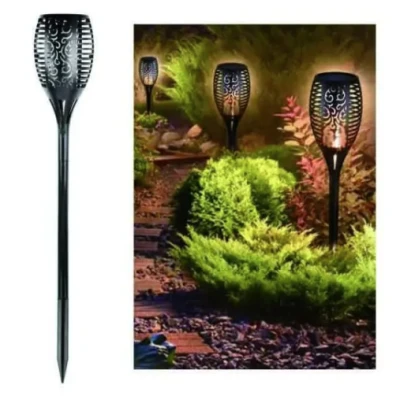 UB LAMPA SOLARA CU EFECT DE FLACARA PENTRU GRADINA SAU CASA 78 CM