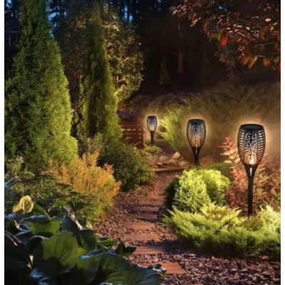 UB LAMPA SOLARA CU EFECT DE FLACARA PENTRU GRADINA SAU CASA 78 CM