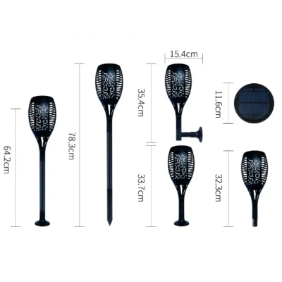 UB LAMPA SOLARA CU EFECT DE FLACARA PENTRU GRADINA SAU CASA 78 CM