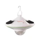 Lampa solara cu LED alb rece si glob rotativ disco 21 cm HB5509