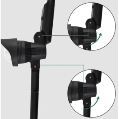 Lampa Solara cu LED rezistenta la apa panou deasupra