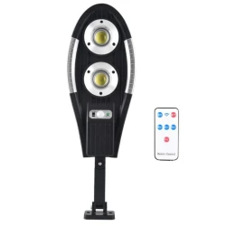 Lampa solara cu senzor de miscare pentru exterior de 100W si telecomanda XBJ100W