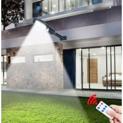 Lampa solara cu senzor de miscare pentru exterior de 150W si telecomanda XBJ 150W