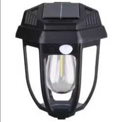 Lampa solara de gradina tip felinar cu tarus CL D68