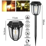 Lampa solara de gradina tip felinar cu tarus CL D68