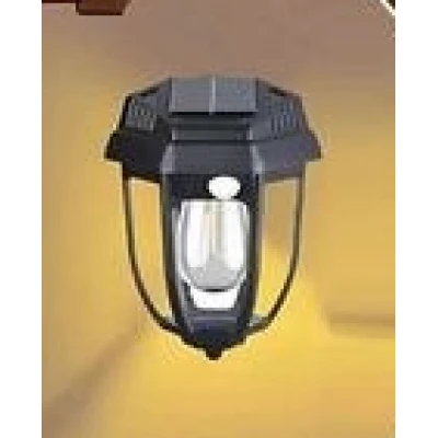 Lampa solara de gradina tip felinar cu tarus CL D68