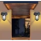 Lampa solara de gradina tip felinar cu tarus CL D68