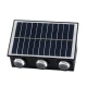 Lampa solara de perete 6 LED lumina calda