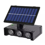 Lampa solara de perete 6 LED lumina RGB multicolora