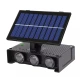 Lampa solara de perete 6 LED lumina RGB multicolora