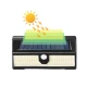 Lampa solara de perete CL S190 senzor de miscare 190SMD
