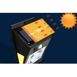Lampa solara de perete cu leduri laterale lupa si senzor de miscare si lumina CL 2566A