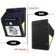 Lampa solara de perete cu leduri laterale lupa si senzor de miscare si lumina CL 2566A