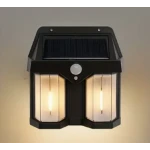 Lampa solara de perete dubla CB 228 AX cu senzor de miscare