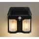 Lampa solara de perete dubla CB 228 AX cu senzor de miscare