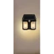 Lampa solara de perete dubla CB 228 AX cu senzor de miscare