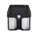 Lampa solara de perete dubla CB 228 AX cu senzor de miscare