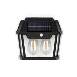 Lampa solara de perete HW 999-2W cu led inductie si senzor miscare