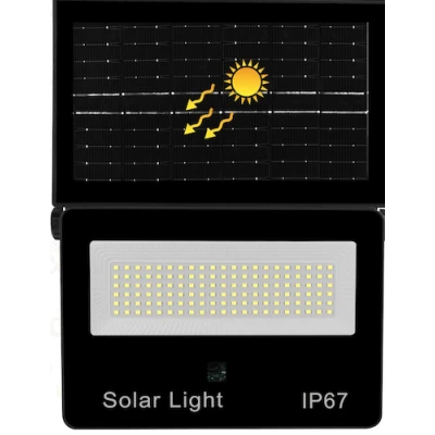 Lampa solara de perete IP67 cu 126 LED pentru exterior CB LD180 126