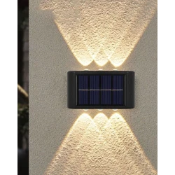 Lampa solara de perete lumina sus/jos 6 LED IP 65 impermeabila LY 002