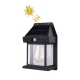Lampa solara de perete tip bec clasic cu senzor de miscare fara fir LED 3W