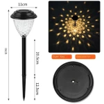 Lampa solara decorativa pentru gradina 45cm