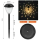 Lampa solara decorativa pentru gradina 45cm