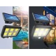 Lampa solara LED 120COB F120 senzor de miscare 40W cu 6 casete