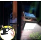Lampa solara LED 120COB F120 senzor de miscare 40W cu 6 casete