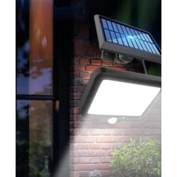 Lampa solara LED 120COB F120 senzor de miscare cu 8 casete