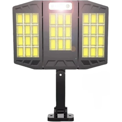 Lampa solara LED cu senzor de miscare 10000 Lm TRIPLA COB