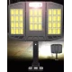 Lampa solara LED cu senzor de miscare 10000 Lm TRIPLA COB